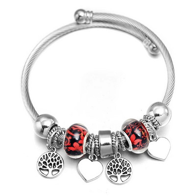 Uus Dragonfly roostevabast terasest trendikas pärlitega käevõru ehted 6 värvi suletavad käevõrud naiste käevõru Lihtsus aksessuaarid