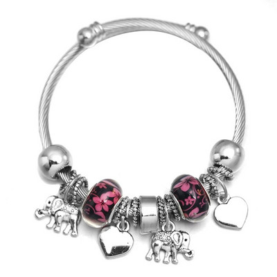 Uus Dragonfly roostevabast terasest trendikas pärlitega käevõru ehted 6 värvi suletavad käevõrud naiste käevõru Lihtsus aksessuaarid