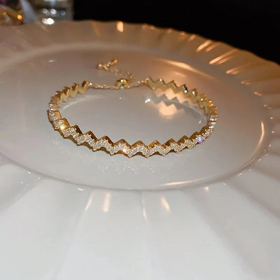 Uus Korea peen bambusest käevõru, armas elegantne mood, lihtne geomeetriline käevõru naiste banketi ehted