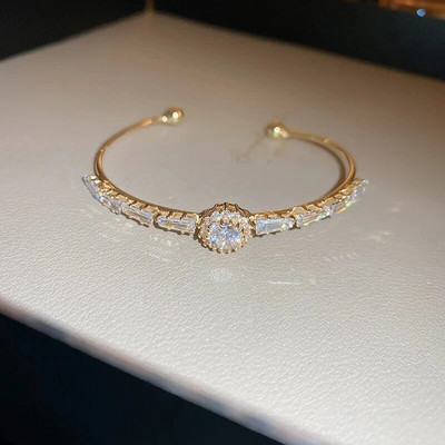 Uus Korea peen bambusest käevõru, armas elegantne mood, lihtne geomeetriline käevõru naiste banketi ehted