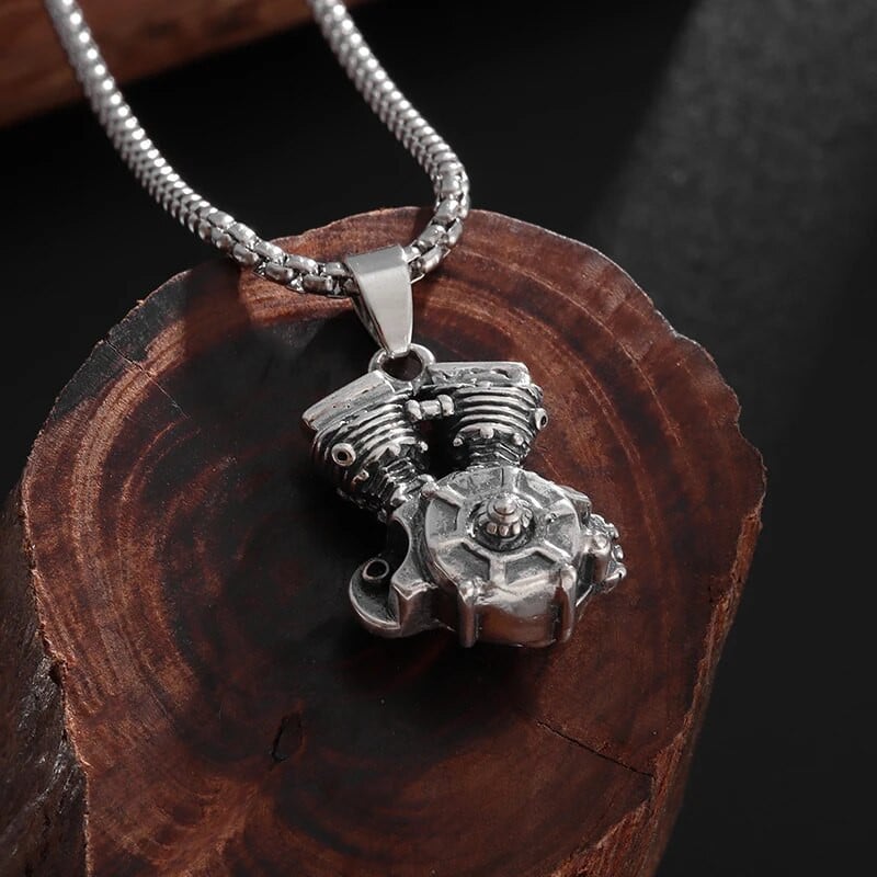 Retro modes motociklu dzinēja kulonu kaklarota vīriešu panku jāšanas rotaslietas dāvanu aksesuāri