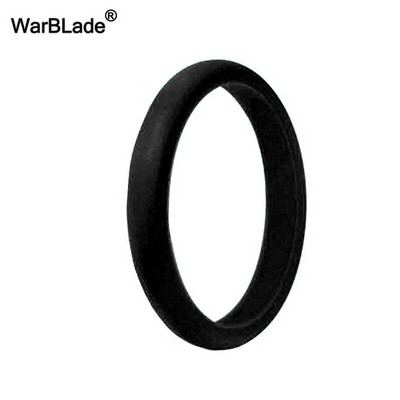 WarBLade 2,7 мм силиконови пръстени за жени Сватбени гумени ленти Хипоалергичен гъвкав спортен антибактериален силиконов пръстен за пръсти
