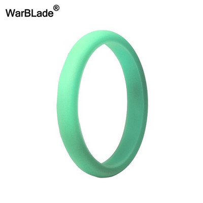 WarBLade 2,7 мм силиконови пръстени за жени Сватбени гумени ленти Хипоалергичен гъвкав спортен антибактериален силиконов пръстен за пръсти