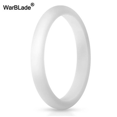 WarBLade 2,7 мм силиконови пръстени за жени Сватбени гумени ленти Хипоалергичен гъвкав спортен антибактериален силиконов пръстен за пръсти