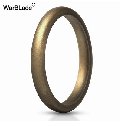 WarBLade 2,7 мм силиконови пръстени за жени Сватбени гумени ленти Хипоалергичен гъвкав спортен антибактериален силиконов пръстен за пръсти
