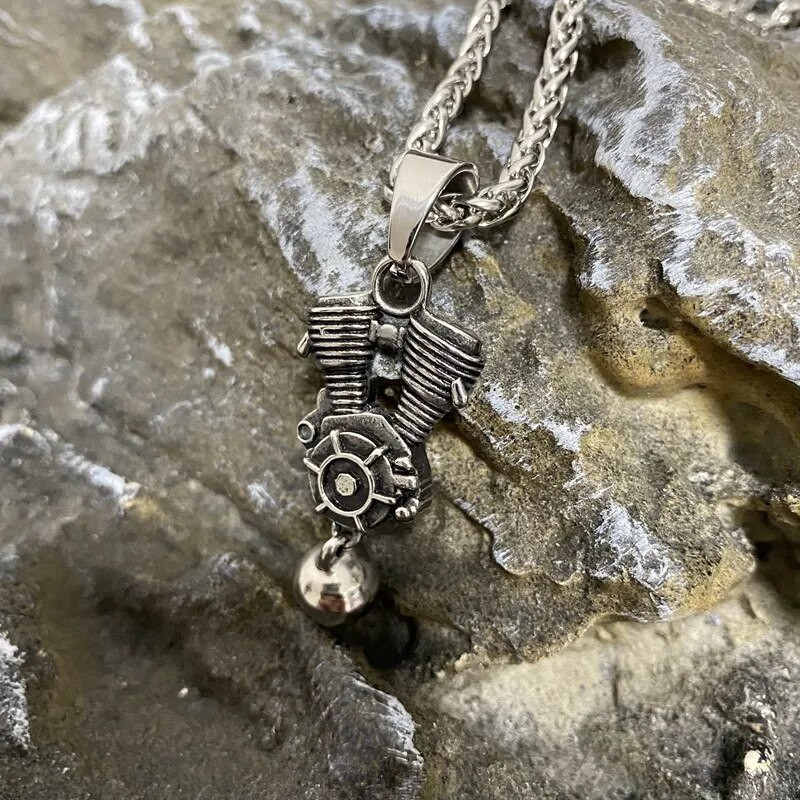 Vanad mootorikellad roostevabast terasest ripats meestele kingitus mootorratta moe unisex kaelakee naistele punk ehete hulgimüük