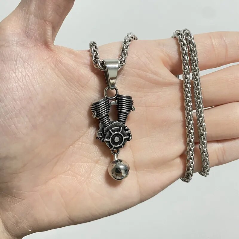 Vanad mootorikellad roostevabast terasest ripats meestele kingitus mootorratta moe unisex kaelakee naistele punk ehete hulgimüük