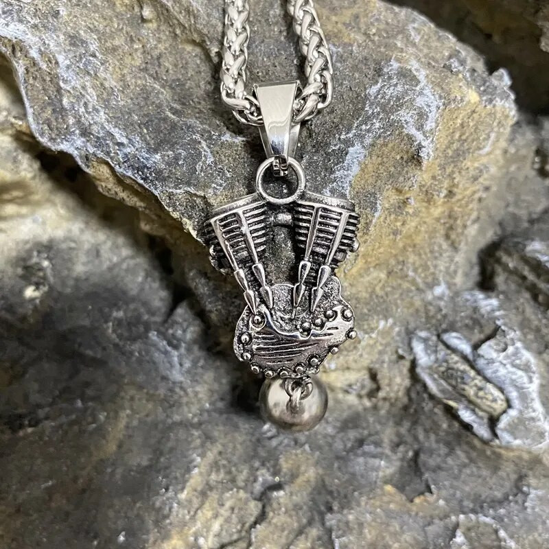 Vanad mootorikellad roostevabast terasest ripats meestele kingitus mootorratta moe unisex kaelakee naistele punk ehete hulgimüük