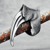 316L roostevabast terasest meeste sõrmused lendav kotka küünis punk rock hip hop pidu jalgratturile mees poiss-sõbra ehted parim kingitus dropshipping