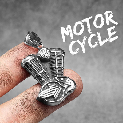 Motociklistički motor Muške ogrlice od nehrđajućeg čelika privjesak lančić jahač punk rock biciklist ženski nakit dodaci pokloni veleprodaja