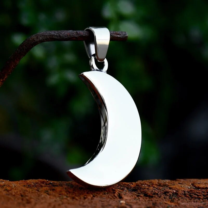 BEIER 2023 uus moedisain roostevabast terasest terasest Viking Celtics Knot Trinity ripats Kuu kujuga kaelakee meestele, naiste ehted