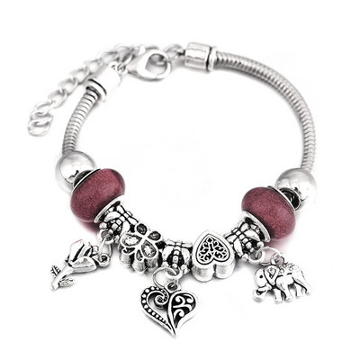 Mood Glamuur käevõru ehted 6 värvi metallist homaari pandla maokett helmestega käevõrud naistele suvekäevõru romantiline kingitus