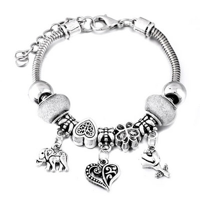 Mood Glamuur käevõru ehted 6 värvi metallist homaari pandla maokett helmestega käevõrud naistele suvekäevõru romantiline kingitus