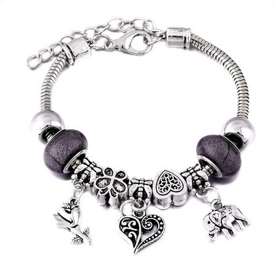 Mood Glamuur käevõru ehted 6 värvi metallist homaari pandla maokett helmestega käevõrud naistele suvekäevõru romantiline kingitus