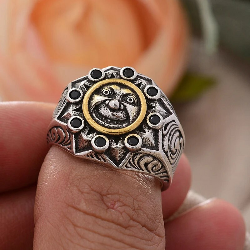 Personība Retro taju sudrabs ArthurK Circus of Hell Klauns Gredzens Rotaslietas Vīriešiem Ballīšu Aksesuāri Dāvanas