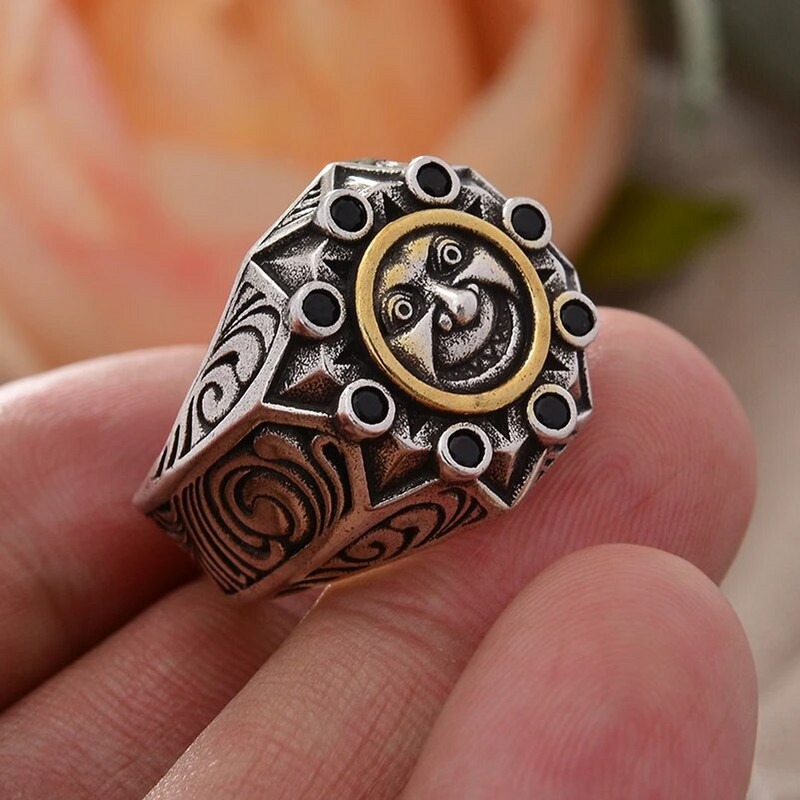 Personība Retro taju sudrabs ArthurK Circus of Hell Klauns Gredzens Rotaslietas Vīriešiem Ballīšu Aksesuāri Dāvanas