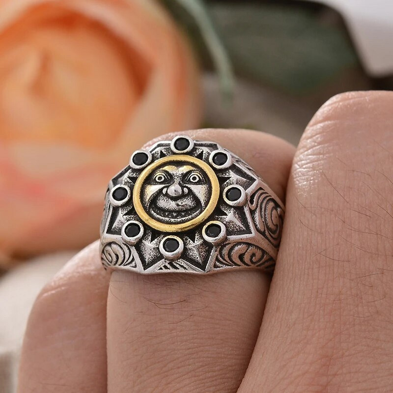 Personība Retro taju sudrabs ArthurK Circus of Hell Klauns Gredzens Rotaslietas Vīriešiem Ballīšu Aksesuāri Dāvanas