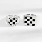 Uus saabumine romantiline malelaud Armastussüdame Disain Plaatinaplaaditud Armastuspaar Sõrmused Naistele Meestele Kingitused Ei tuhmu