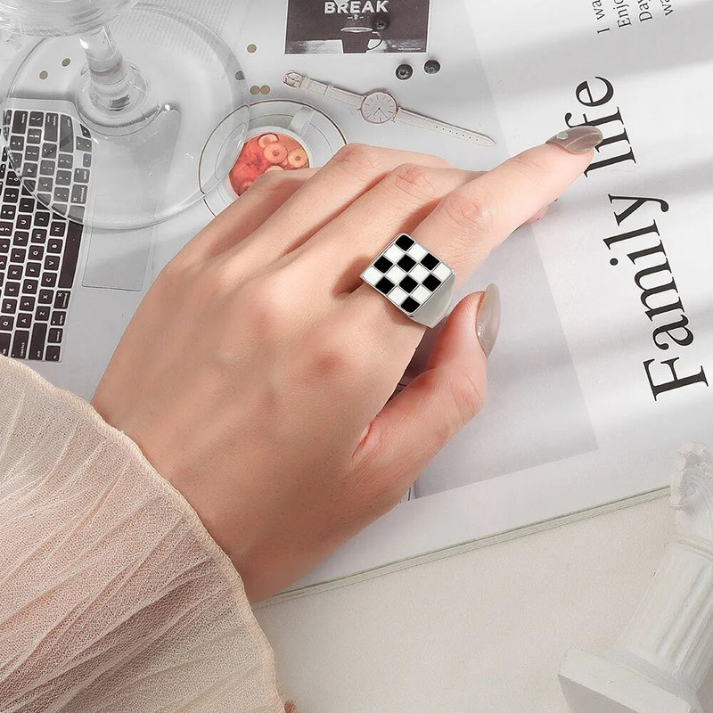 Uus saabumine romantiline malelaud Armastussüdame Disain Plaatinaplaaditud Armastuspaar Sõrmused Naistele Meestele Kingitused Ei tuhmu