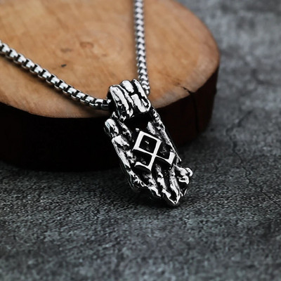 Euroopa ja Ameerika stiilis Põhjamaade viikingite isikupära kaitsesümbol meeste elupuu ripats kaelakee titaanist terasest ehted