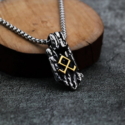 Euroopa ja Ameerika stiilis Põhjamaade viikingite isikupära kaitsesümbol meeste elupuu ripats kaelakee titaanist terasest ehted