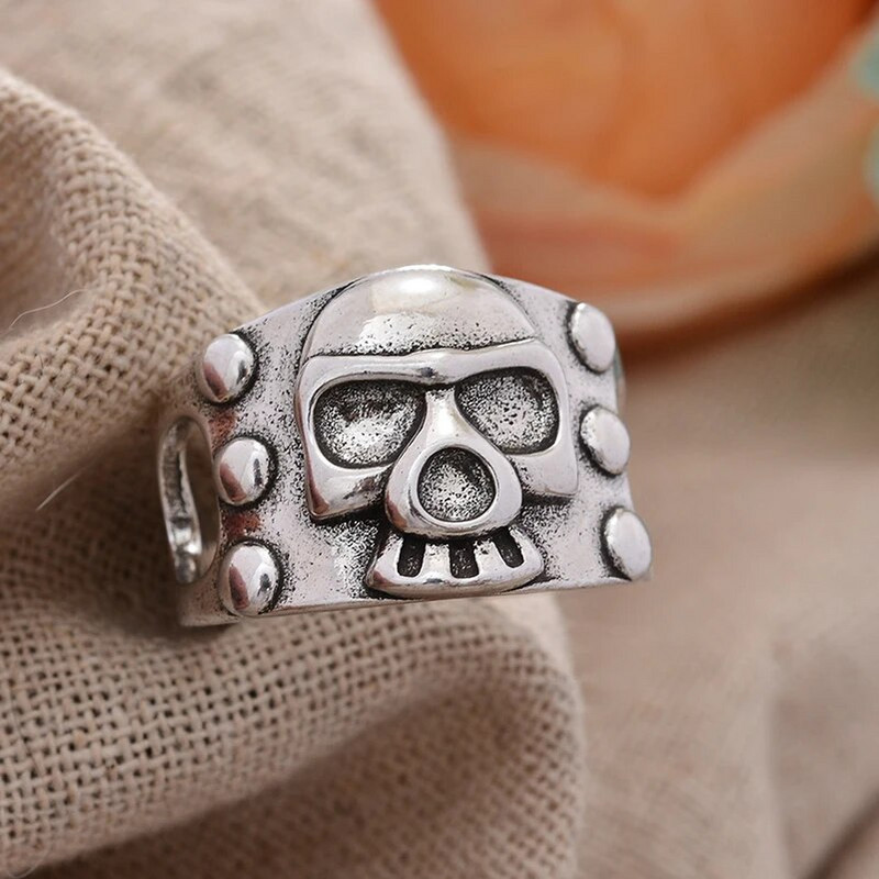 Enim müüdud pealuu totem tume punk rock hip hop retro tai hõbedane mehe peosõrmus hulgimüük ehted odavad kingitused