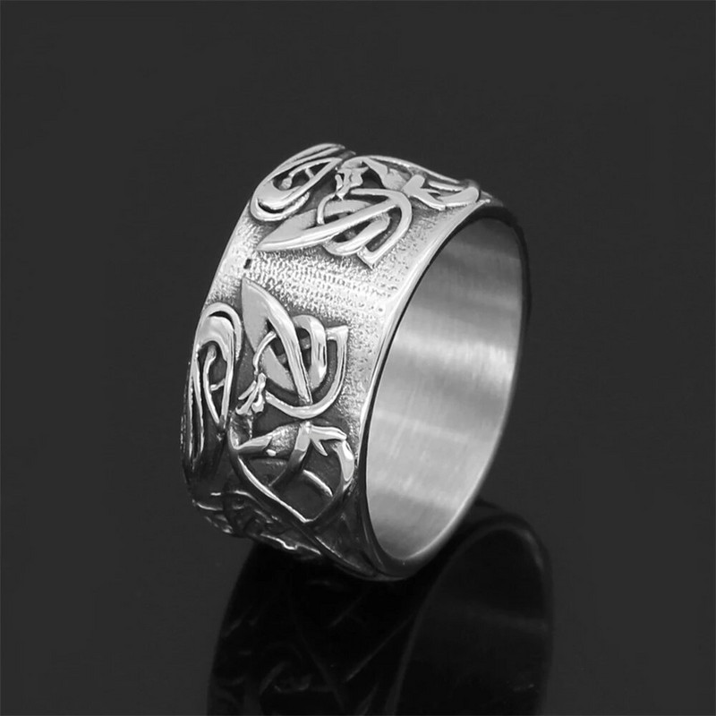 Antiikne skandinaavia ruuni keldi sõrmus Sõrmused meestele viikingid Ouroboros sõrmesõrmus vanaaegne naiste aksessuaar Draakon Skandinaavia ehted kingitus