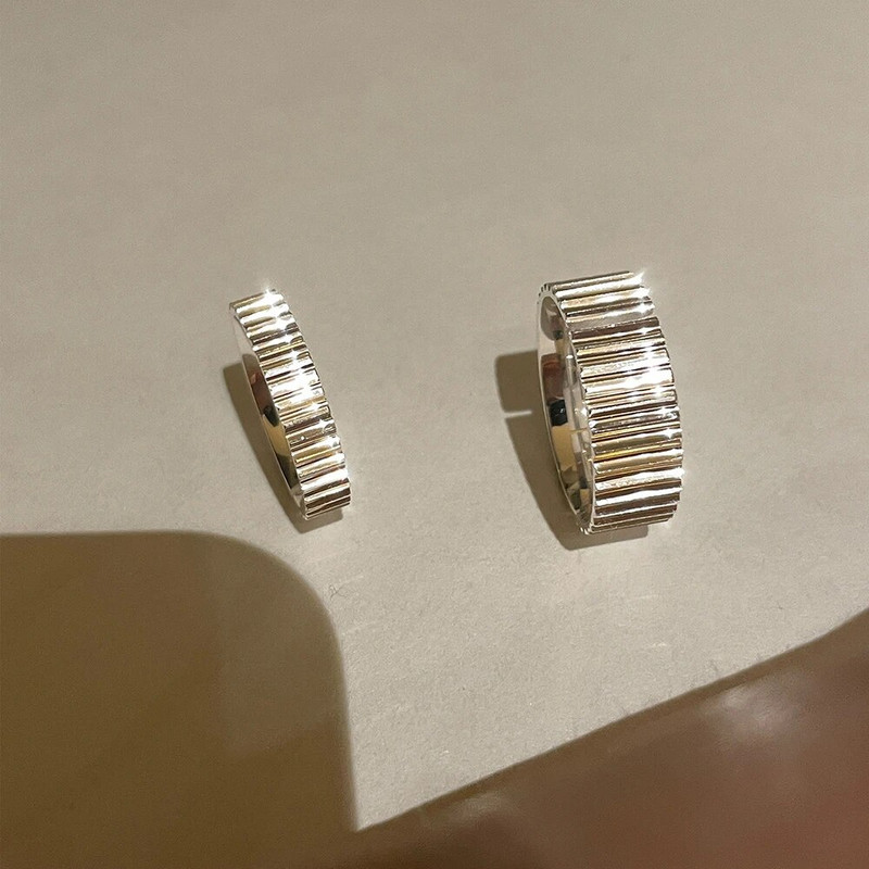 Sudraba krāsas pirkstu gredzeni sievietēm Pāris Gaišs Luksuss Sieviešu Aprīkojums Moderni Smalki Rotaslietas Atvērti Anillos Gredzeni