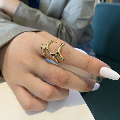 Vintage zila cirkona saderināšanās gredzeni sievietēm liels kvadrāts regulējami gredzeni pāri ar rokām darināti ģeometriski ballīšu rotaslietas dāvanas