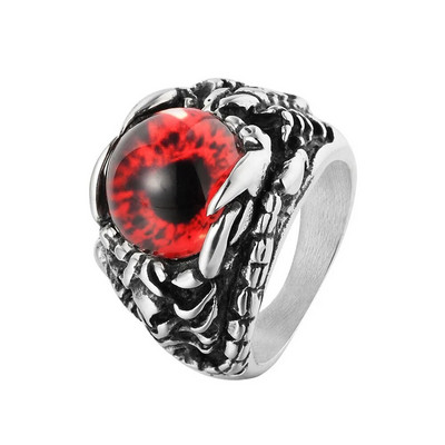 Egyedi design Kreatív Evil Eye Gyűrűk Férfiak Női Személyiség Férfi Punk Scorpion Ring Ékszerek Férfi Bár Éjszakai Klub kiegészítők