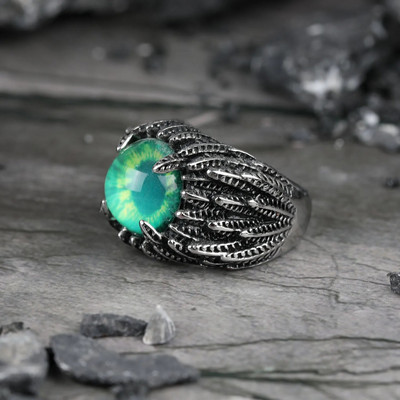 Egyedi design Kreatív Evil Eye Gyűrűk Férfiak Női Személyiség Férfi Punk Scorpion Ring Ékszerek Férfi Bár Éjszakai Klub kiegészítők