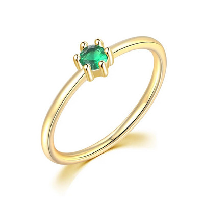 Õhukesed ilusad virnasõrmused naistele Elegantne mini 3 värvi kristallist tsirkoonist tilluke igaviku virnasõrmus Moeehted KCR065