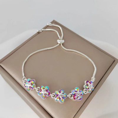 Elegantne Inkrusteeritud kivikivist Korea käevõrud Kullavärvi Lillevõru Käevõru Naistele Moeehted Aksessuaarid Peokingitused