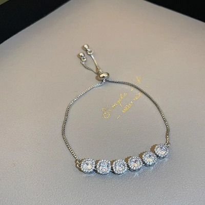 Modne delikatne narukvice zlatne boje s četiri lista trave za žene Nove korejske podesive narukvice Vjenčani nakit Pokloni za zabavu