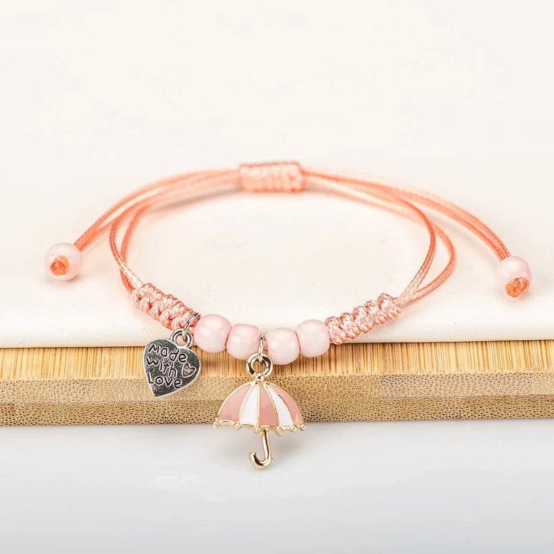 Jauka metāla pilināmā glazūra kulonu rokassprādze ar rokām austas dāvanu rokassprādzes rokassprādzes sievietēm meitenes bērniem vairumtirdzniecība #MZ133