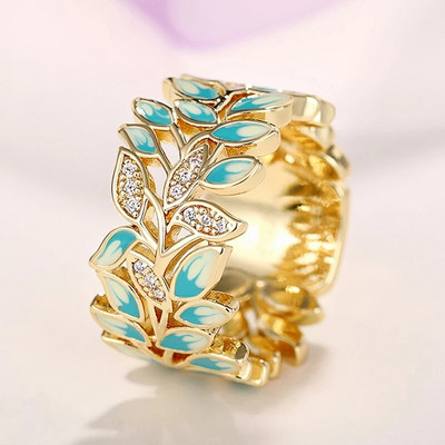 Huitan estētiskais emaljas ziedu gredzens ar ziedu pirkstiem sievietēm kāzu ballītei, jauns 2023. gada gredzens, sudraba krāsā, grezns kubiskā cirkonija rotaslietas dāvana