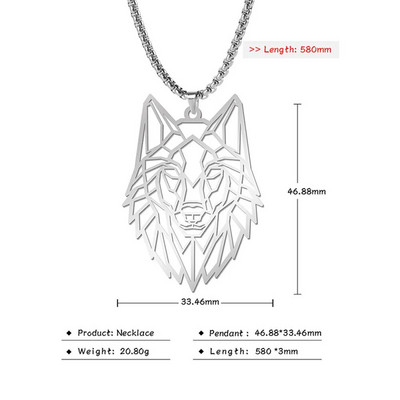 My Shape Lion King Crown ripatsiga kaelakeed meestele poistele roostevabast terasest punk looma hunt võlusid Choker ketid hip hop ehted