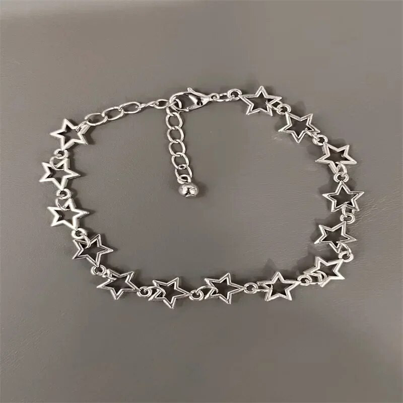 Stars báj karkötő Grunge Stars Link karkötő anime ihlette karkötők női báj karkötő y2k