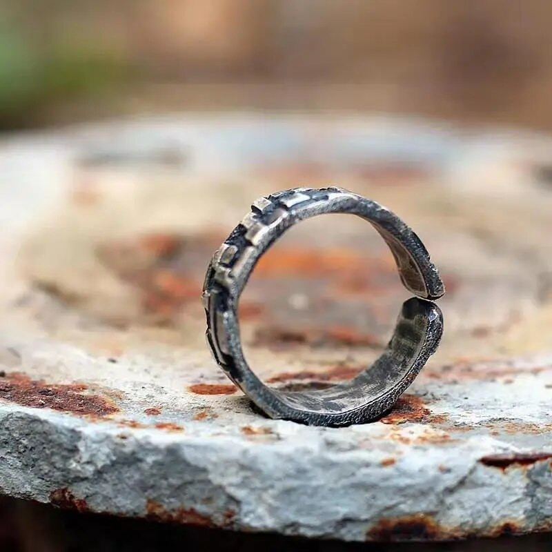 Uus Retro loominguline avamine South Wall meeste sõrmus Personality Punk Ring ehe kingitus