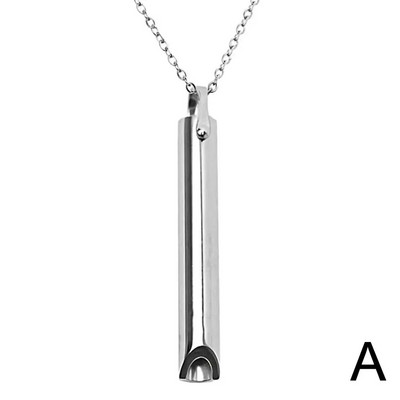 Nerūdijančio plieno Mindfulness Kvėpuojantis karoliai, malšinantys nerimą, pakabukas nuo streso, panikos priepuolio, moterims, vyrams, meditacijos įrankiai