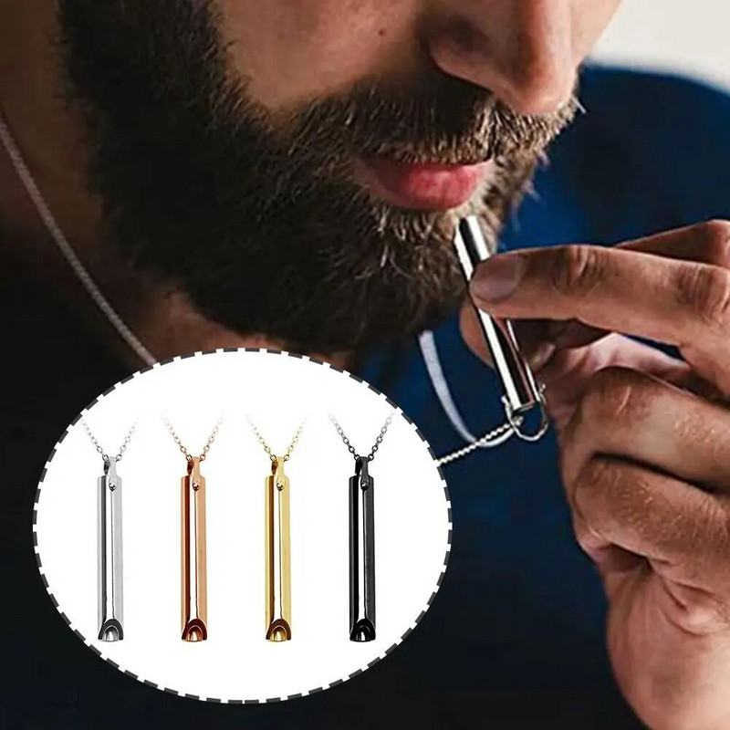 Nerūdijančio plieno Mindfulness Kvėpuojantis karoliai, malšinantys nerimą, pakabukas nuo streso, panikos priepuolio, moterims, vyrams, meditacijos įrankiai