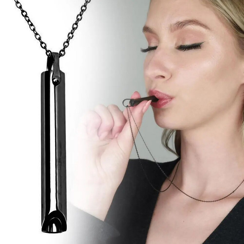 Nerūdijančio plieno Mindfulness Kvėpuojantis karoliai, malšinantys nerimą, pakabukas nuo streso, panikos priepuolio, moterims, vyrams, meditacijos įrankiai