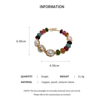 Ρετρό βραχιόλι με χάντρες από φυσική πέτρα Χειροποίητα απομίμηση μαργαριταρένια βραχιόλια Βραχιόλια για άνδρες Γυναικεία Yoga Balance Energy Jewelry Δώρα