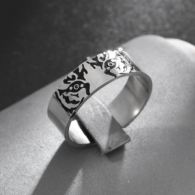 Moodne Retro Vampire Fangs Open Ring meestele Punk Goth Ehted Kingitus