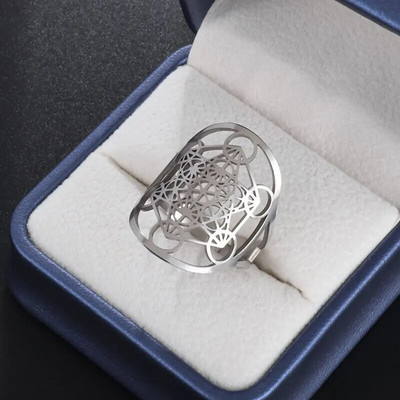 Moodne Retro Vampire Fangs Open Ring meestele Punk Goth Ehted Kingitus