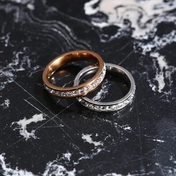 Висококачествени пръстени от титаниева стомана, модни прости дамски пръстени от пясъкоструйна стомана, ширина 2 мм, пръст, подарък, бижута на едро