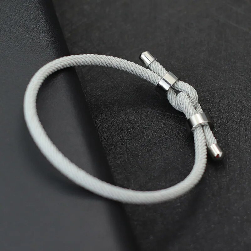 Noter Lucky punase keermega käevõru meestele, pleekimatu roostevabast terasest reguleeritav nöörkett käevõru Pulsera Roja De Proteccion Joias