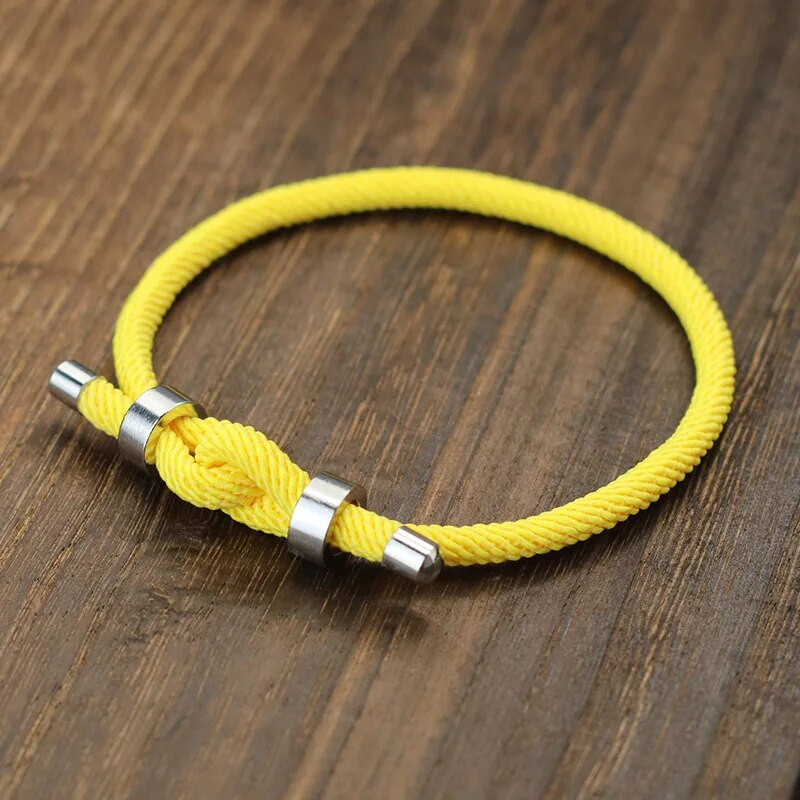 Noter Lucky punase keermega käevõru meestele, pleekimatu roostevabast terasest reguleeritav nöörkett käevõru Pulsera Roja De Proteccion Joias