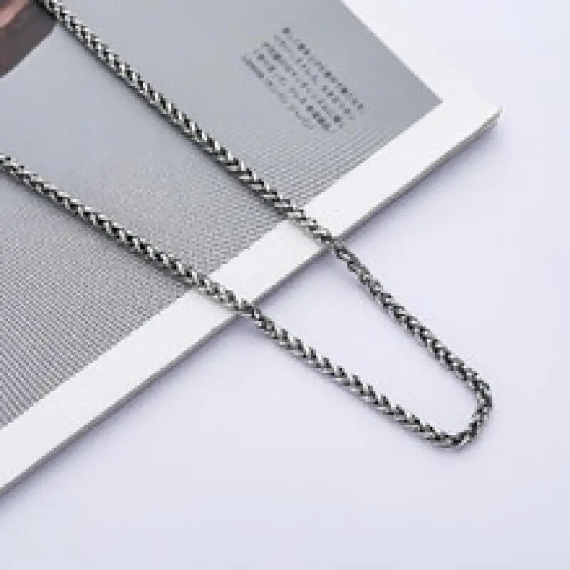 Retro dominantna ogrlica s privjeskom u obliku tigrove glave prikladna za muški modni punk rock hip hop trend nakit