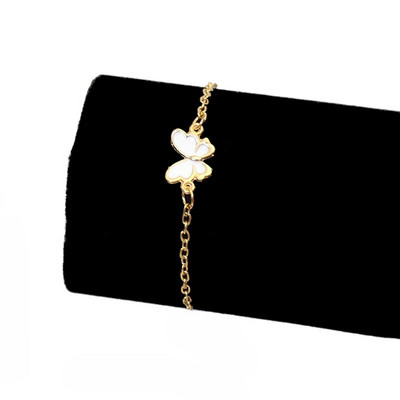 Jauna tendence rozā tauriņa rokassprādze sievietēm, vienkāršām meitenēm, jaukām, niecīgām šarmu minimālisma emaljas pulsera rotaslietām dzimšanas dienas dāvana